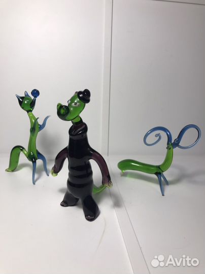 Фигурки из стекла СССР