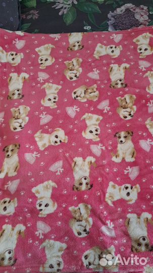 Плед детский плюшевый