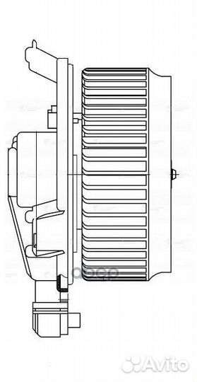 LFH 23RN вентилятор отопителя Honda Civic 5D 0