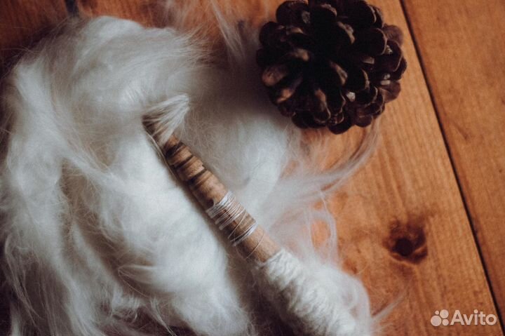 Пуховая пряжа Ангорского кролика