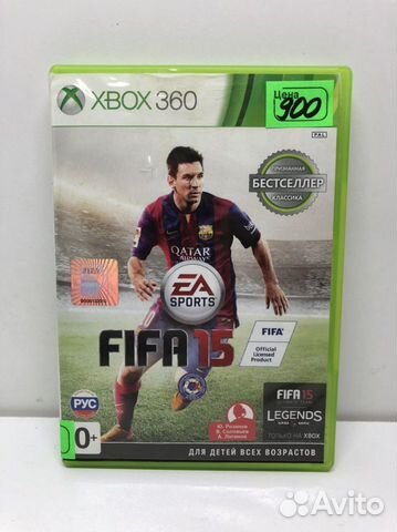 Диск fifa 15 для Xbox 360