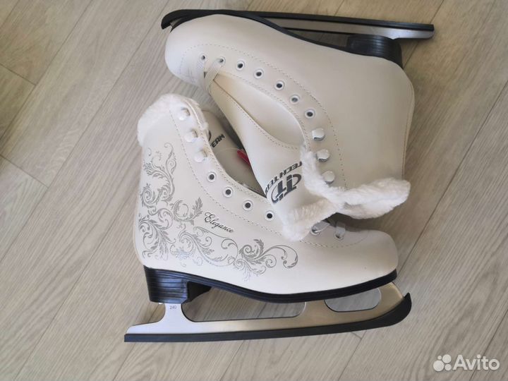 Новые фигурные коньки с мехом, все размеры