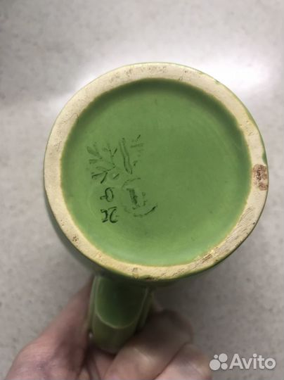 Молочник сливочник вербилки СССР бу зеленый