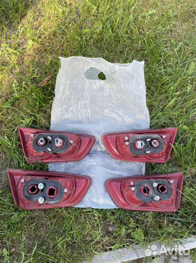 Задние фонари в mitsubishi lancer X