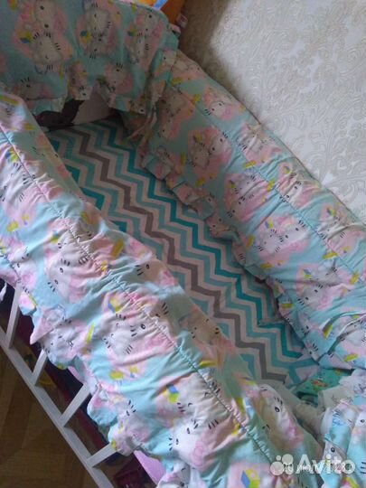 Бортики в детскую кроватку