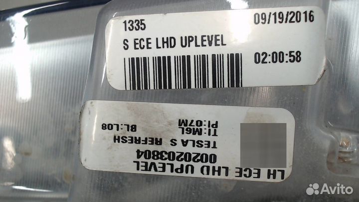 Фара (передняя) Tesla Model S, 2016