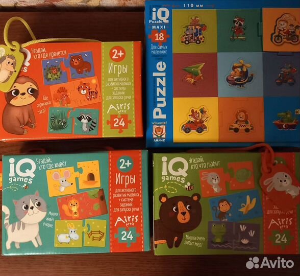 Наборы Айрис пресс IQ игры