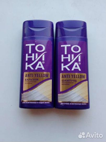 Оттеночный шампунь и бальзам Тоника для блондинок
