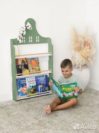 Стеллаж детский для книг 