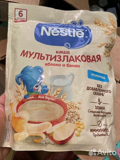Молочные каши нестле