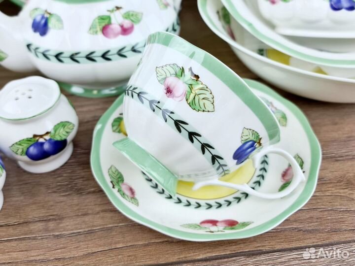Сервиз Фрукты Люкс 12 персон в стиле Villeroy & Bo