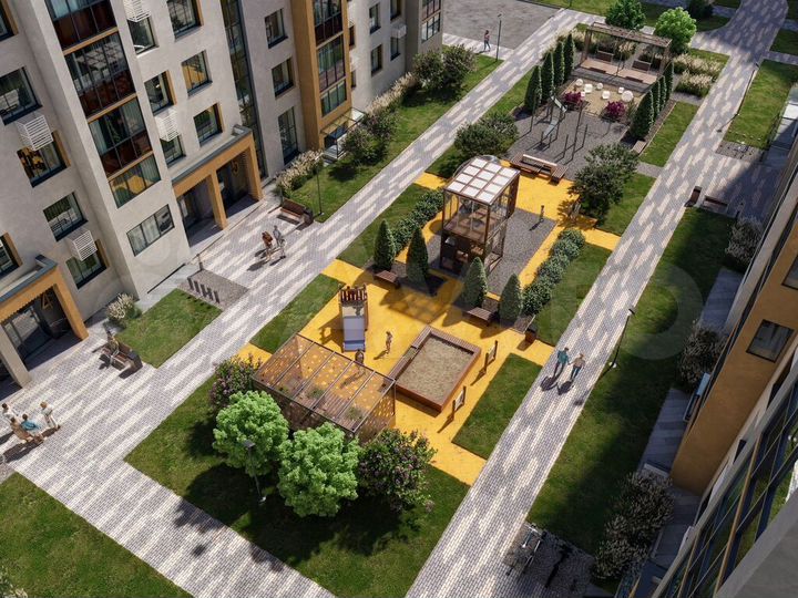 1-к. квартира, 43 м², 2/9 эт.