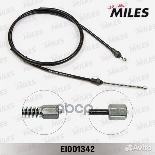 Трос ручного тормоза renault sandero 07- 1658мм