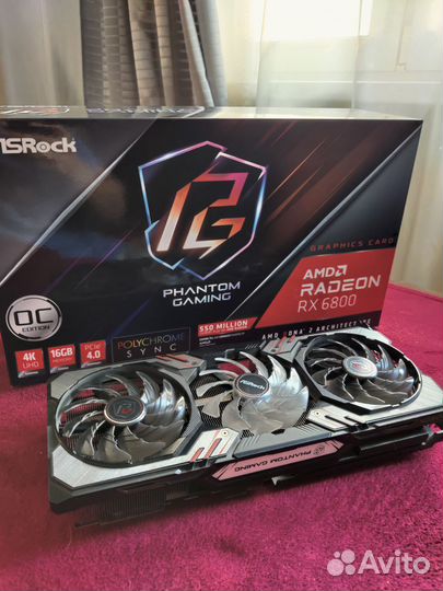Видеокарта Radeon RX 6800 phantom gaming