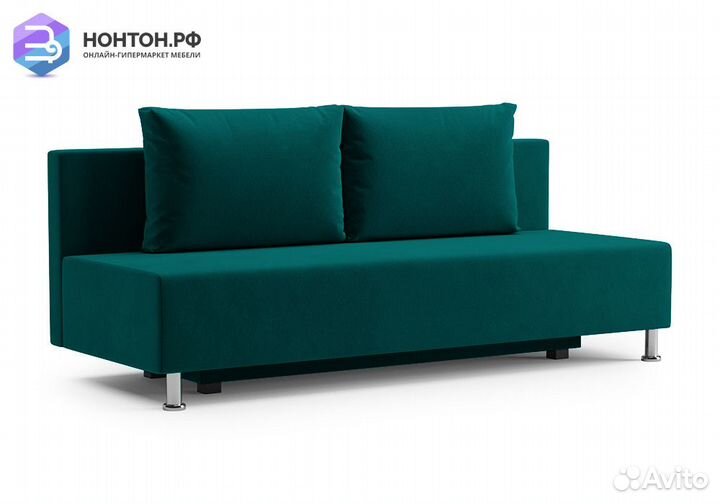 Диван еврокнижка Канна зеленый