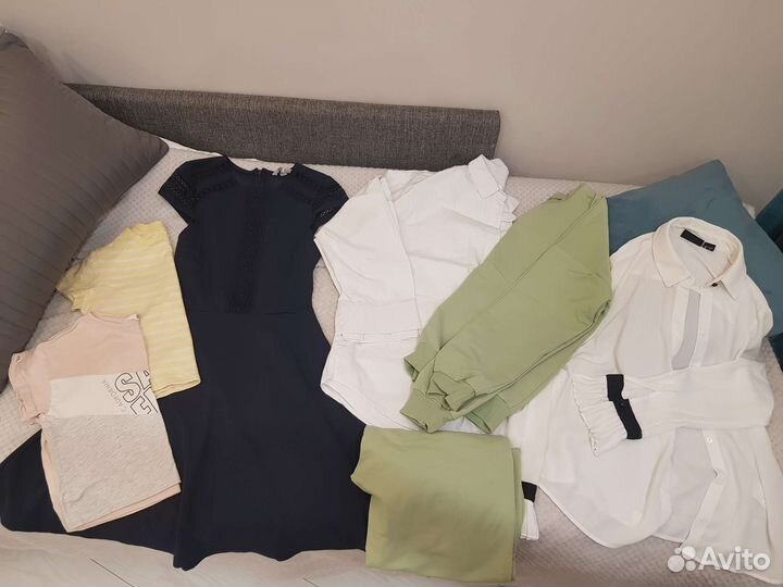 Пакет одежды на девочку 140 146 xs