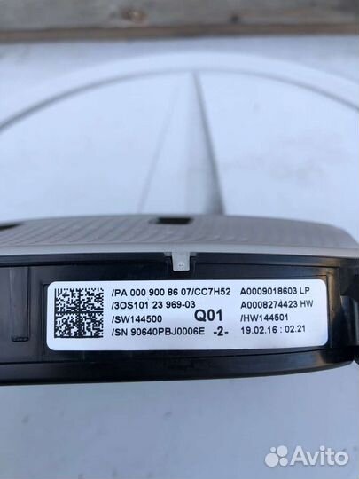 Плафон передний мерседес 205