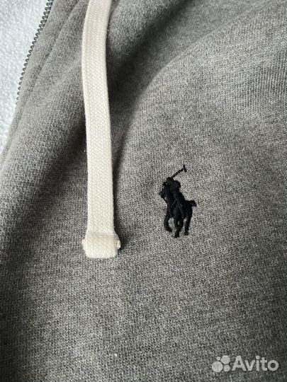 Polo ralph lauren зипка серая