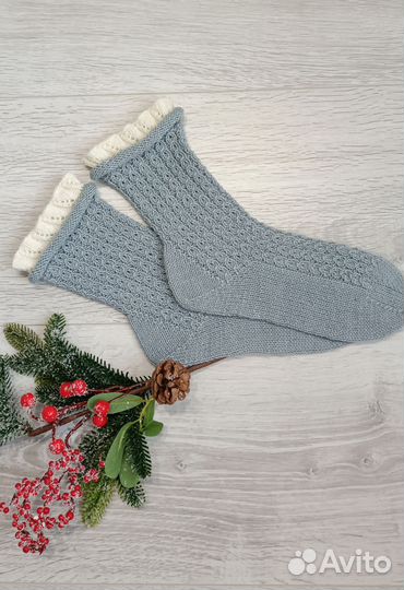 Носки ручная работа меринос