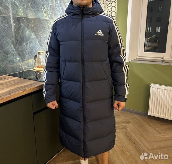 Зимняя Куртка парка длинная Adidas оригинал новая