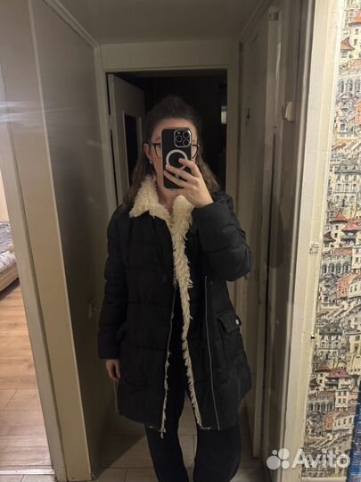 Пуховик женский 42 44 черный