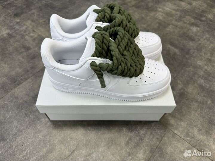 Кроссовки Nike Air Force 1 Custom Olive(Оливковый)