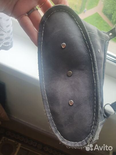 Сумка женская нат.кожа,нубук ручн.работа