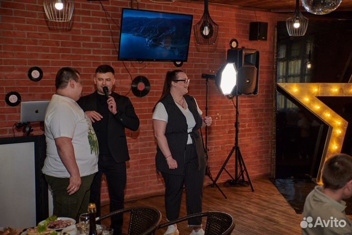 Ведущий,диджей,аппаратура на свадьбу, юбилей