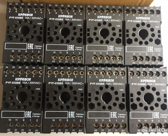 Монтажная колодка для реле PYF-039BE