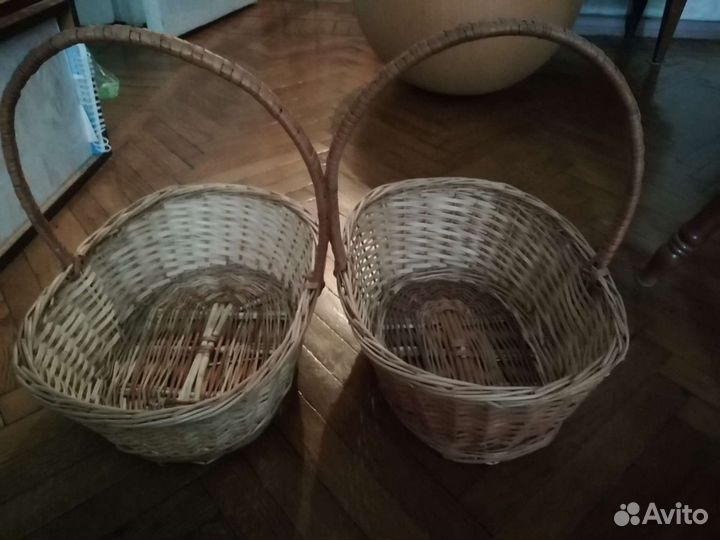 Корзины соломенные