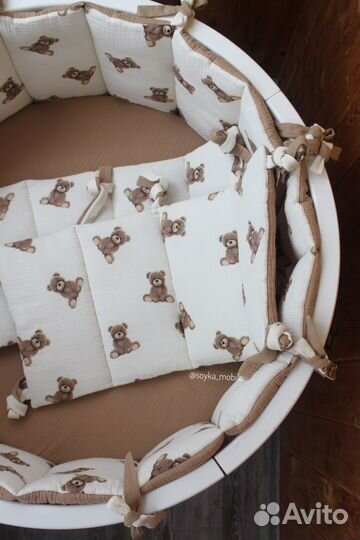 Бортики в кроватку шью