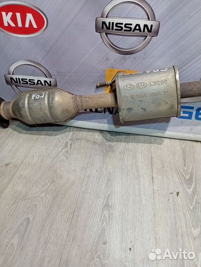 Резонатор выхлопной трубы глушителя Hyundai solari