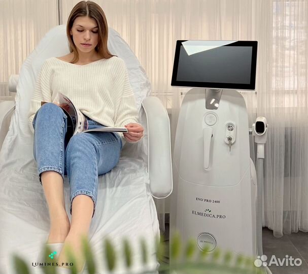 Диодный лазер для эпиляции lumines Max One 1200W