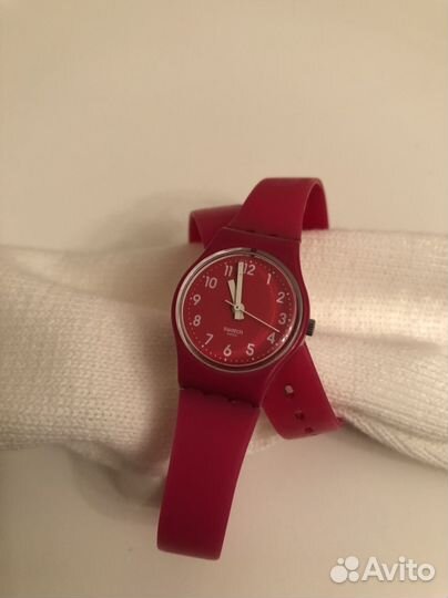 Часы Swatch женские детские розовые