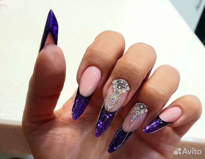 Наращивание, укрепление ногтей