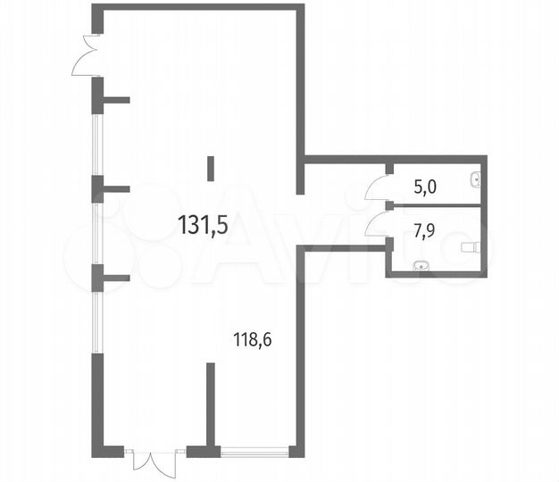 Продам торговое помещение, 131.5 м²