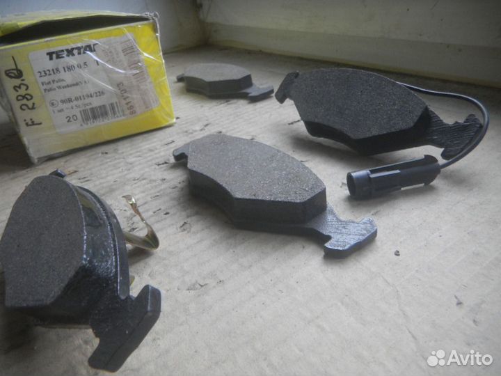 F.283.0 Колодки торм. пер. Fiat Palio, Siena 96-09