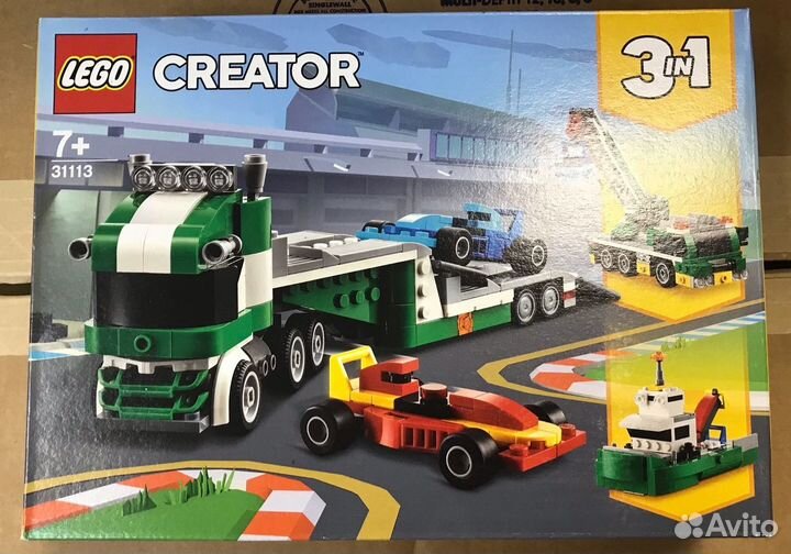 Lego Creator 31113 Транспортировщик гоночных авто