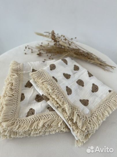 Плед покрывало муслин