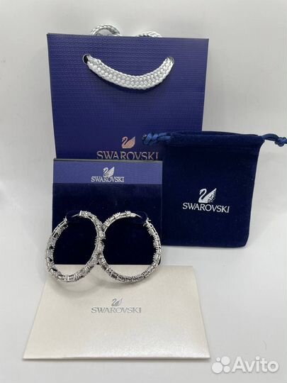 Серьги кольца Swarovski Millenia 5616911