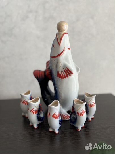 Сервиз рыбы СССР