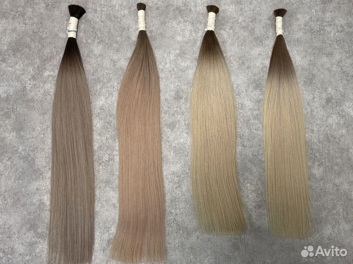 Волосы для наращивания премиум, омбре