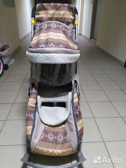 Зимние санки коляска