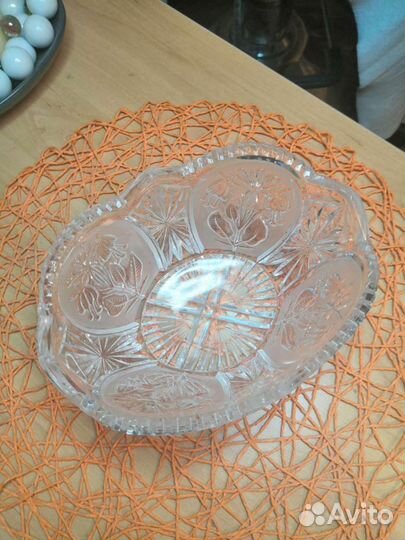 Салатники, конфетницы хрусталь