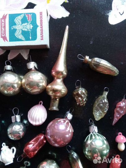 Елочные игрушки мини СССР