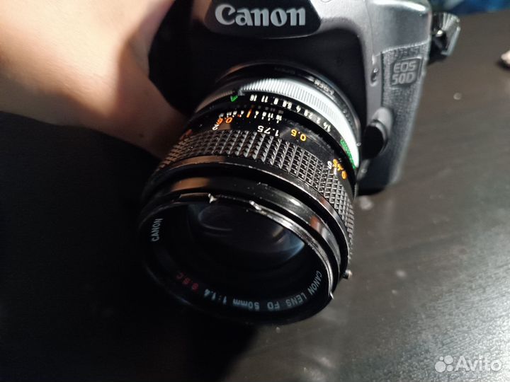 Объектив canon fd 50mm f 1.4 s.s.c