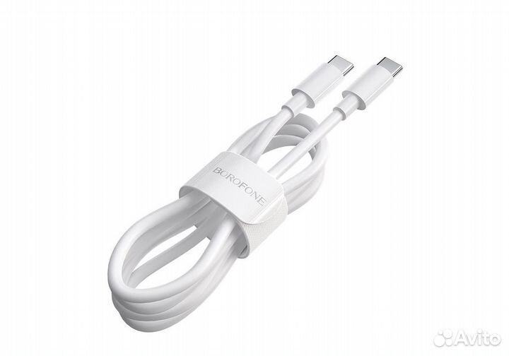 Кабель Type-C - Type-C, 2м, 100W, 5A, Borofone