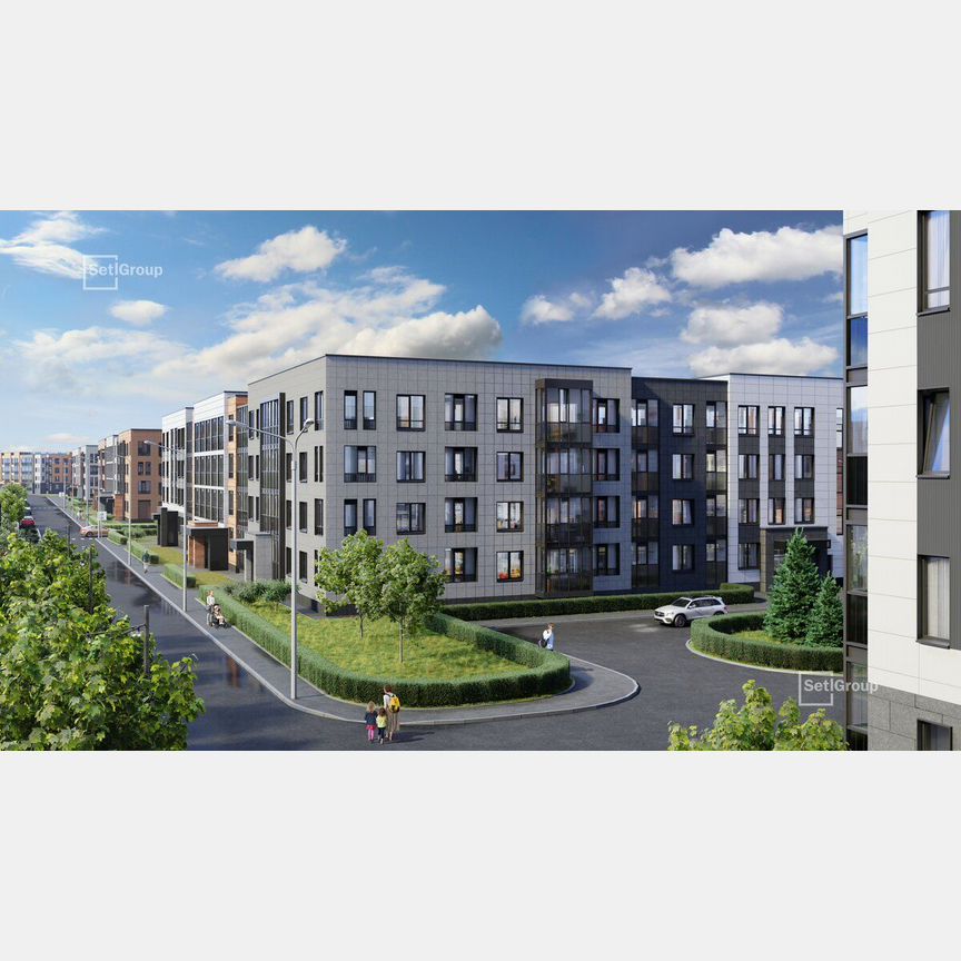 1-к. квартира, 41,1 м², 1/4 эт.