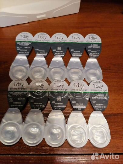 Линзы однодневный для глаз
