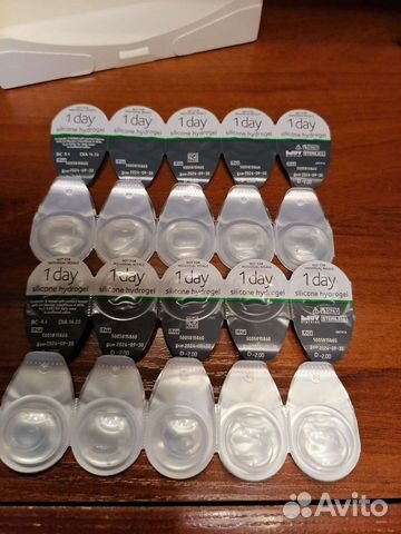 Линзы однодневный для глаз